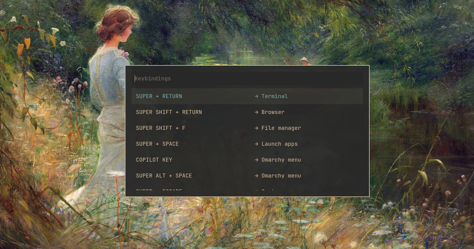 keybindings